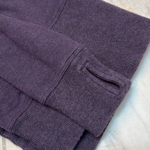 L.L.Bean (Size Small) Cozy Sweatshirt, Split-Hem- Darkest purple Heather - Picture 3 of 6